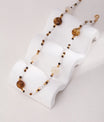 Tiger's Eye Beaded Gemstone Necklace