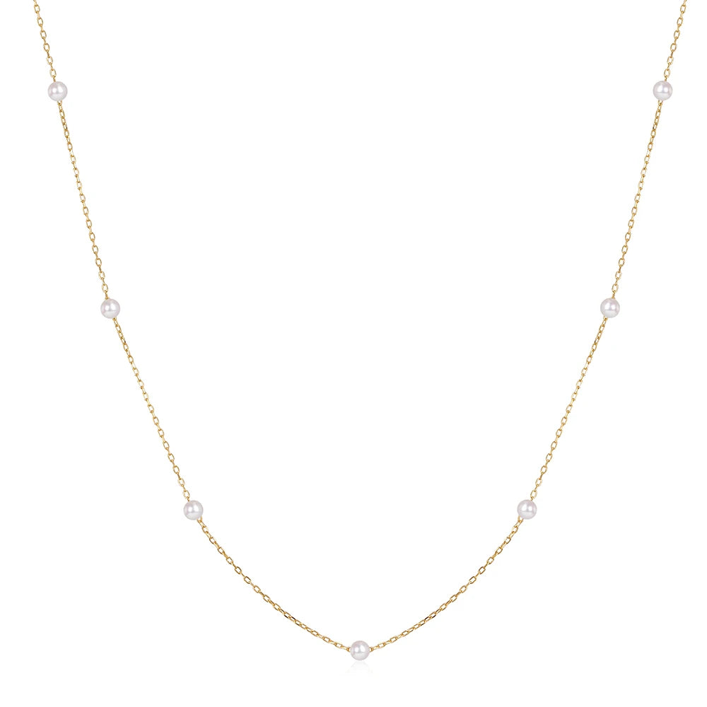 Love Me Like You Do Pearl Chain Necklace