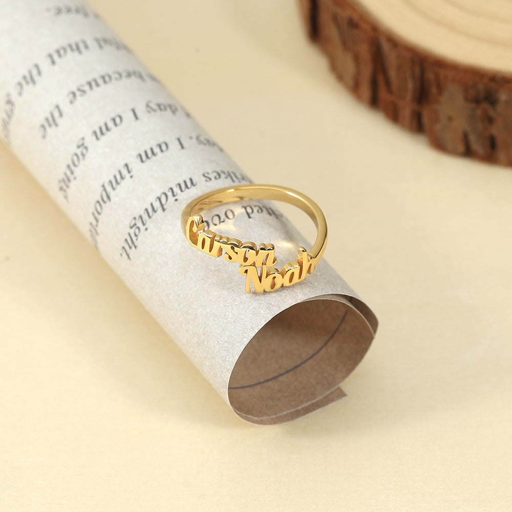 Customizable Name Ring R010