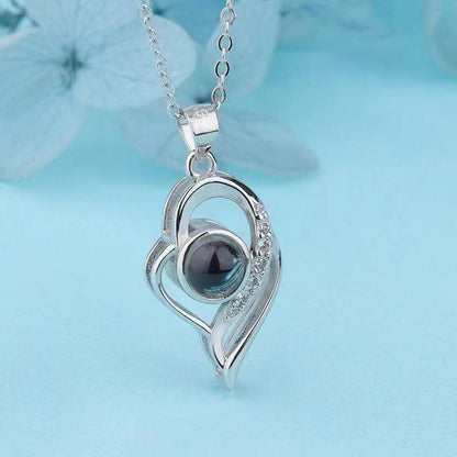 Timeless Prezzie Heart-Shaped Projection Necklace P005