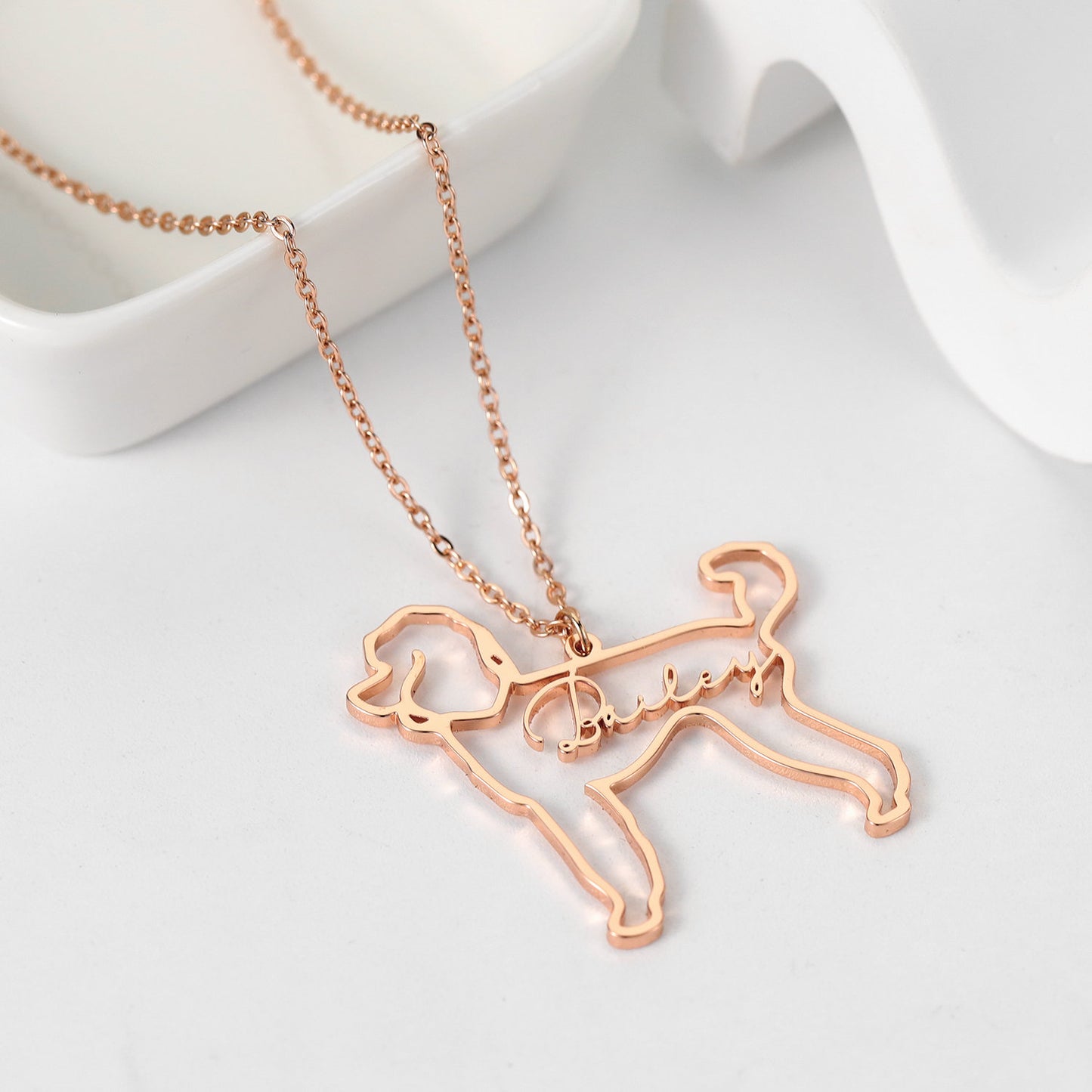 Custom Name Pet Necklace N047