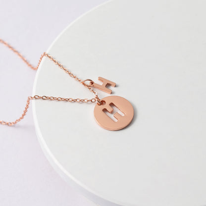 Signature Circular Pendant Necklace