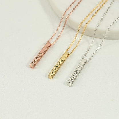 Personalized Name Dainty Necklace N017