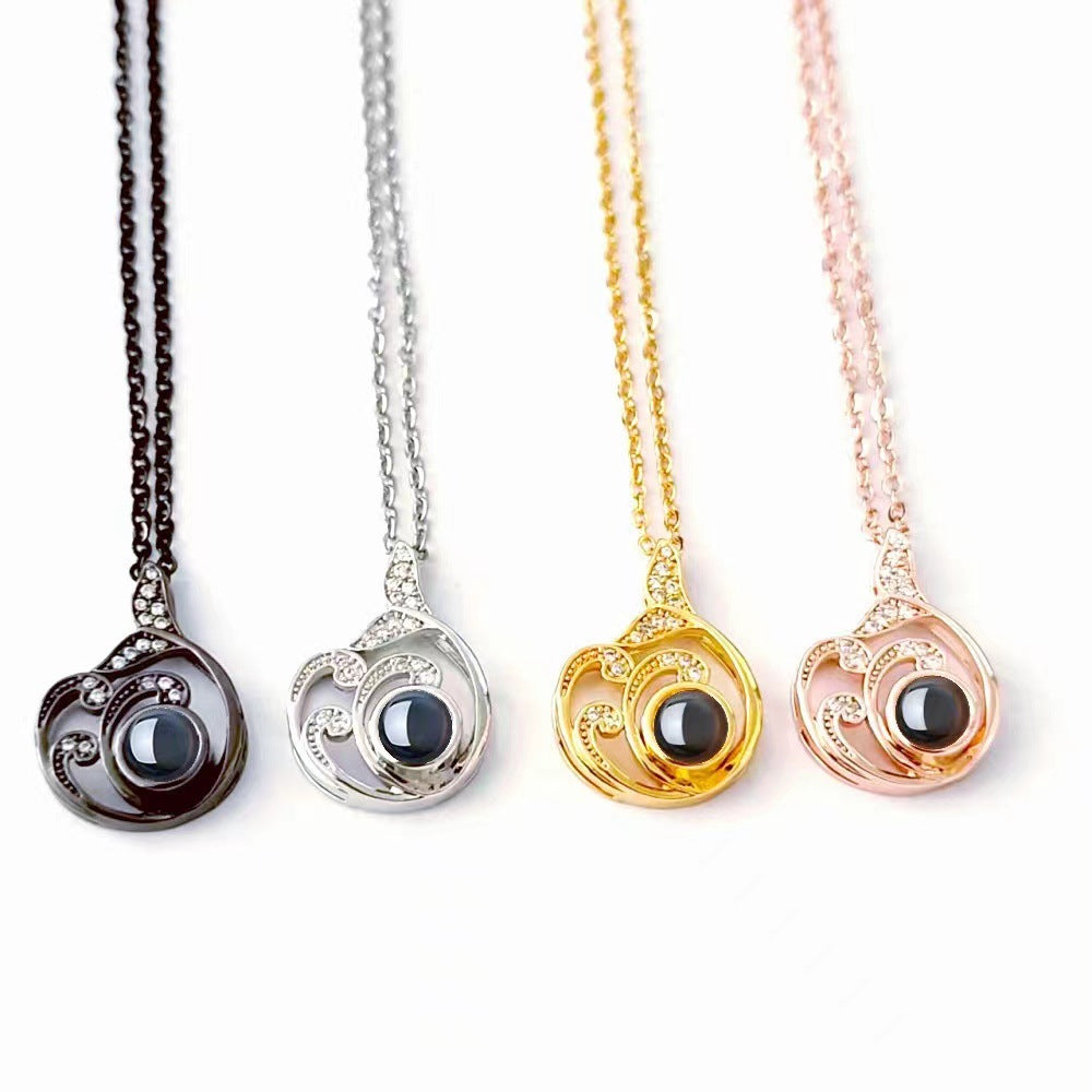 Timeless Prezzie Sparkling Projection Necklace P016