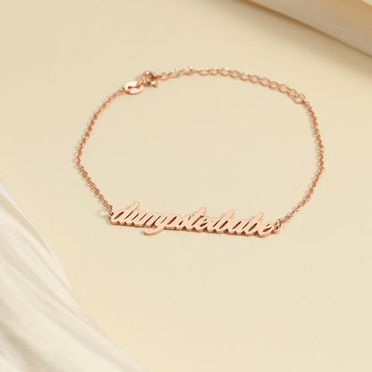 Customizable Name Anklet A001