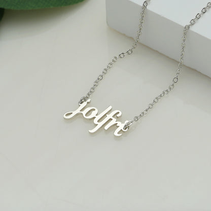 Classic Customizable Name Necklace N002