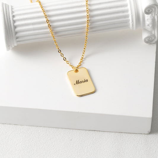 Classic Customizable Name Necklace N001