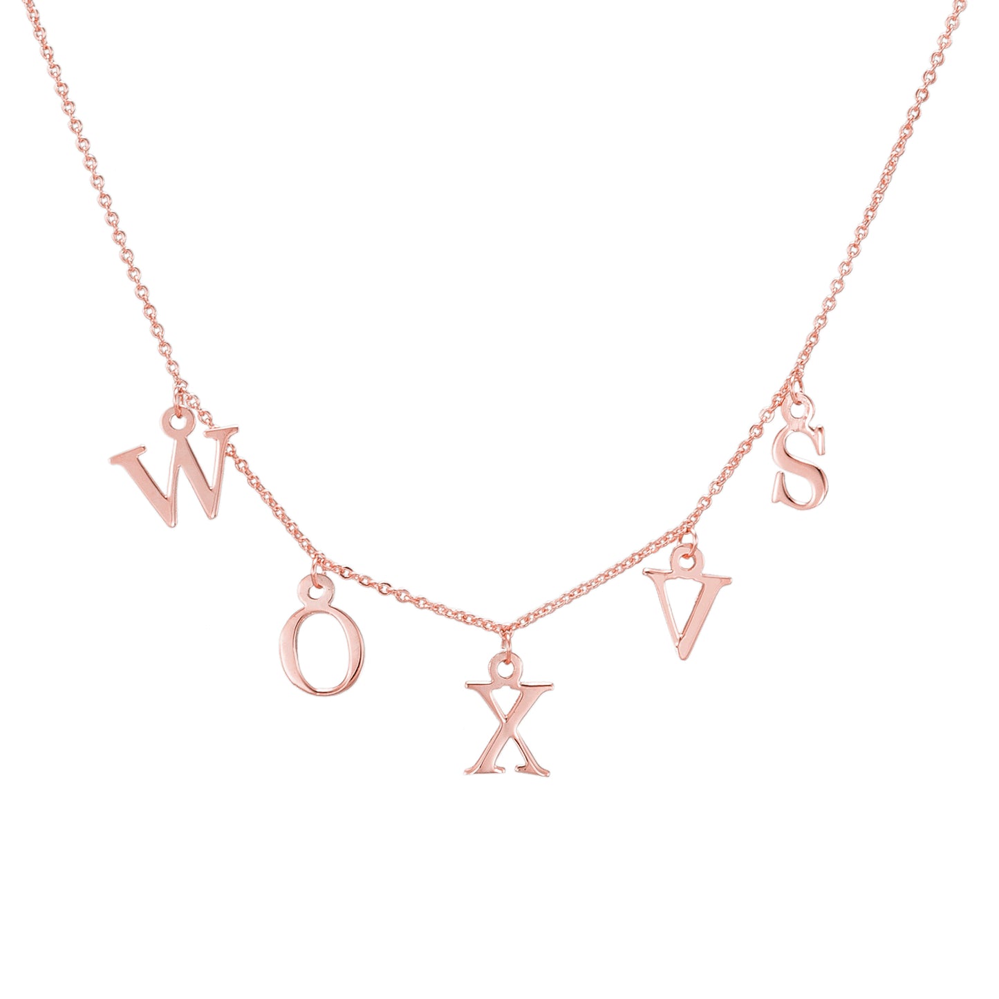 Handmade Initial Customizable Necklace N046