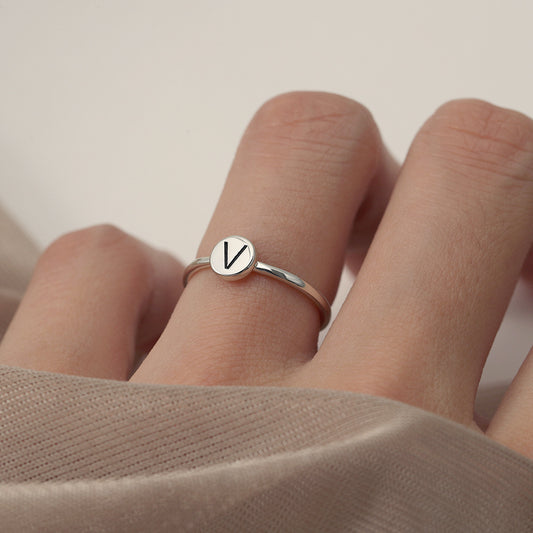 Customizable Letter Ring R003