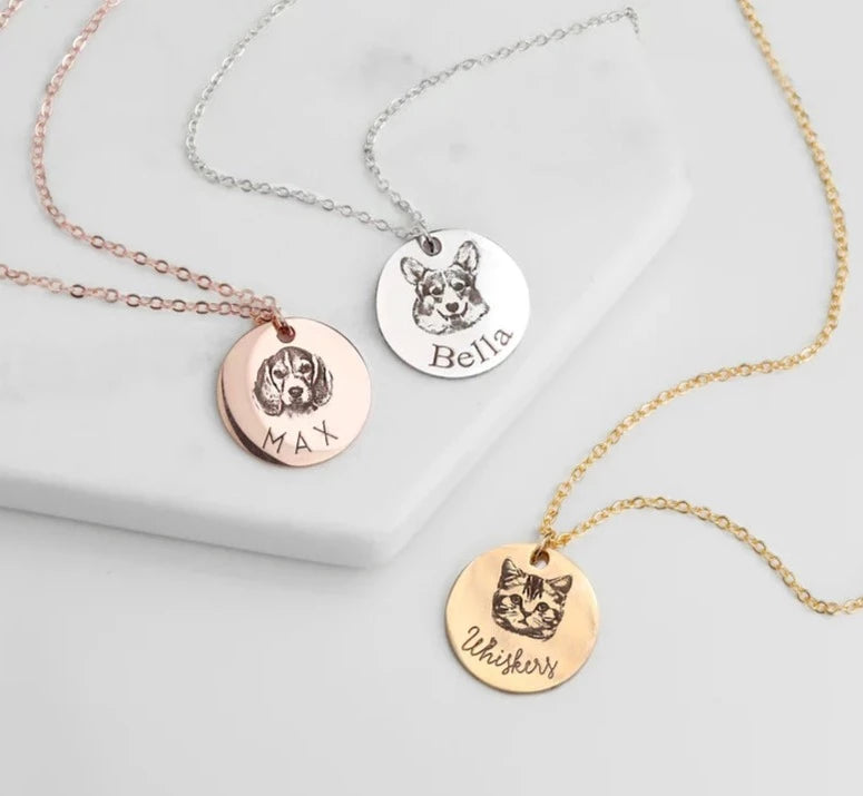 Custom Pet Photo Necklace