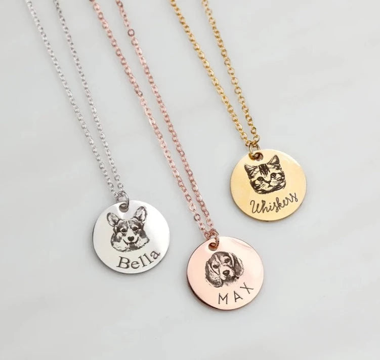 Custom Pet Photo Necklace