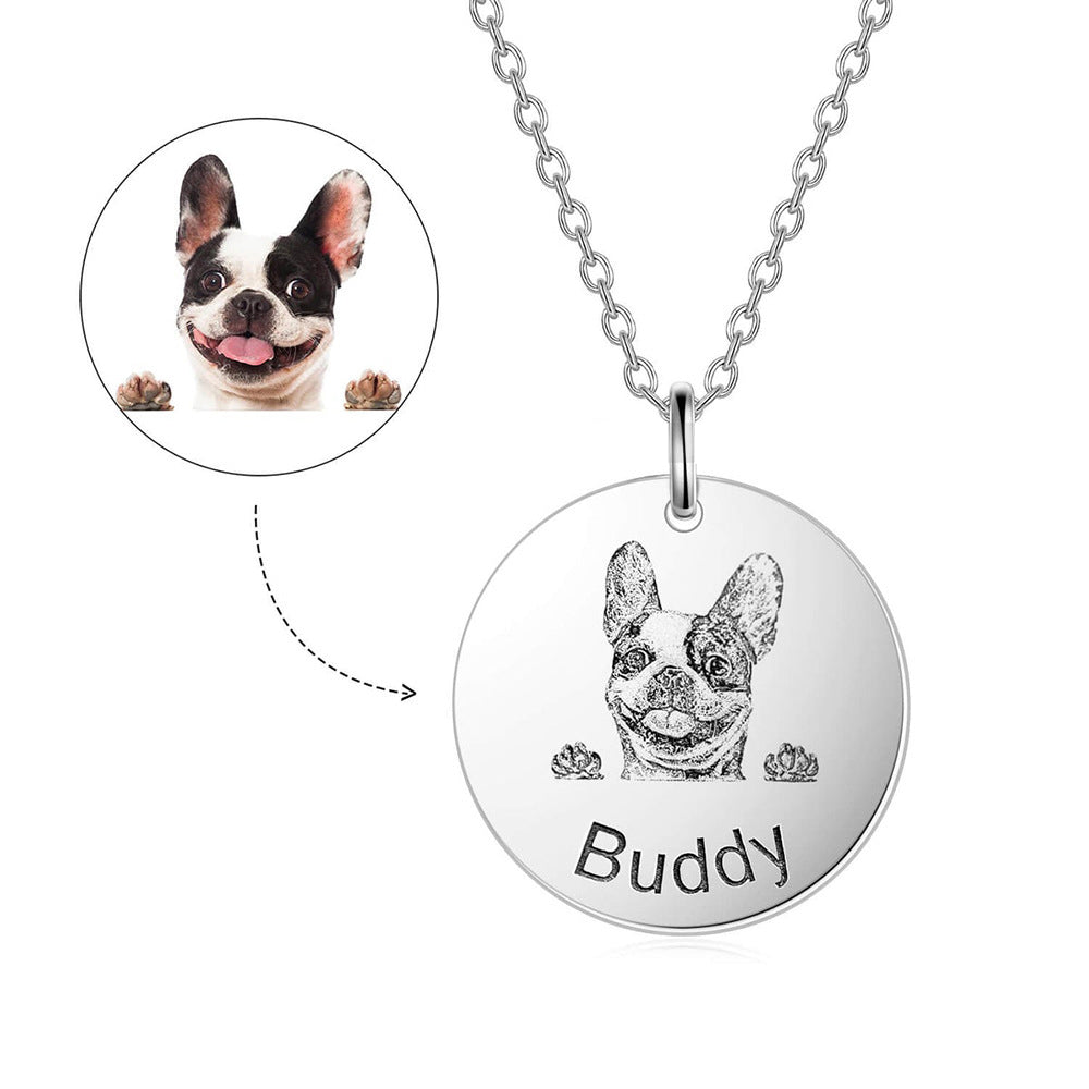 Custom Pet Photo Necklace