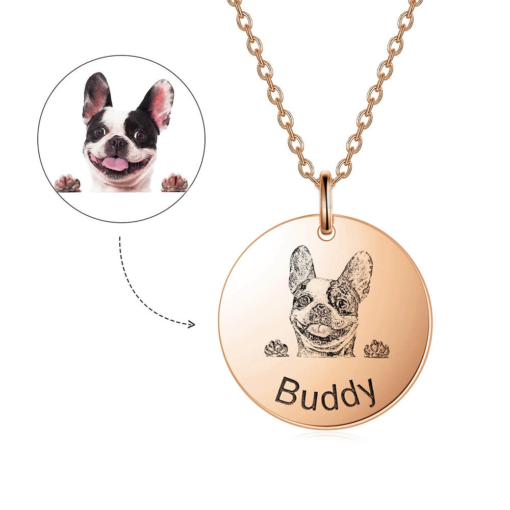 Custom Pet Photo Necklace