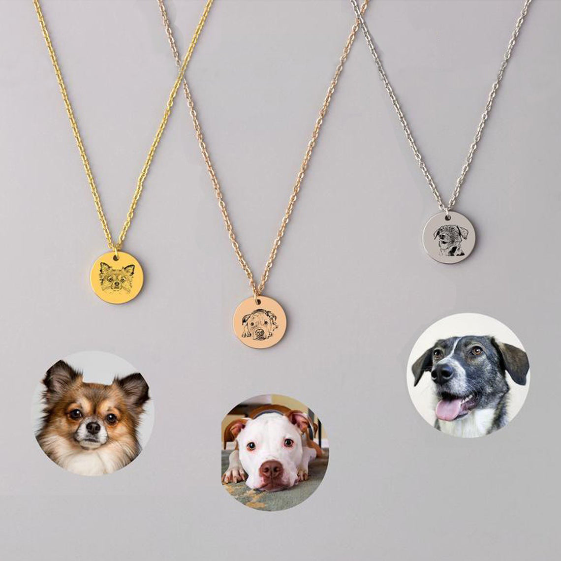 Custom Pet Photo Necklace