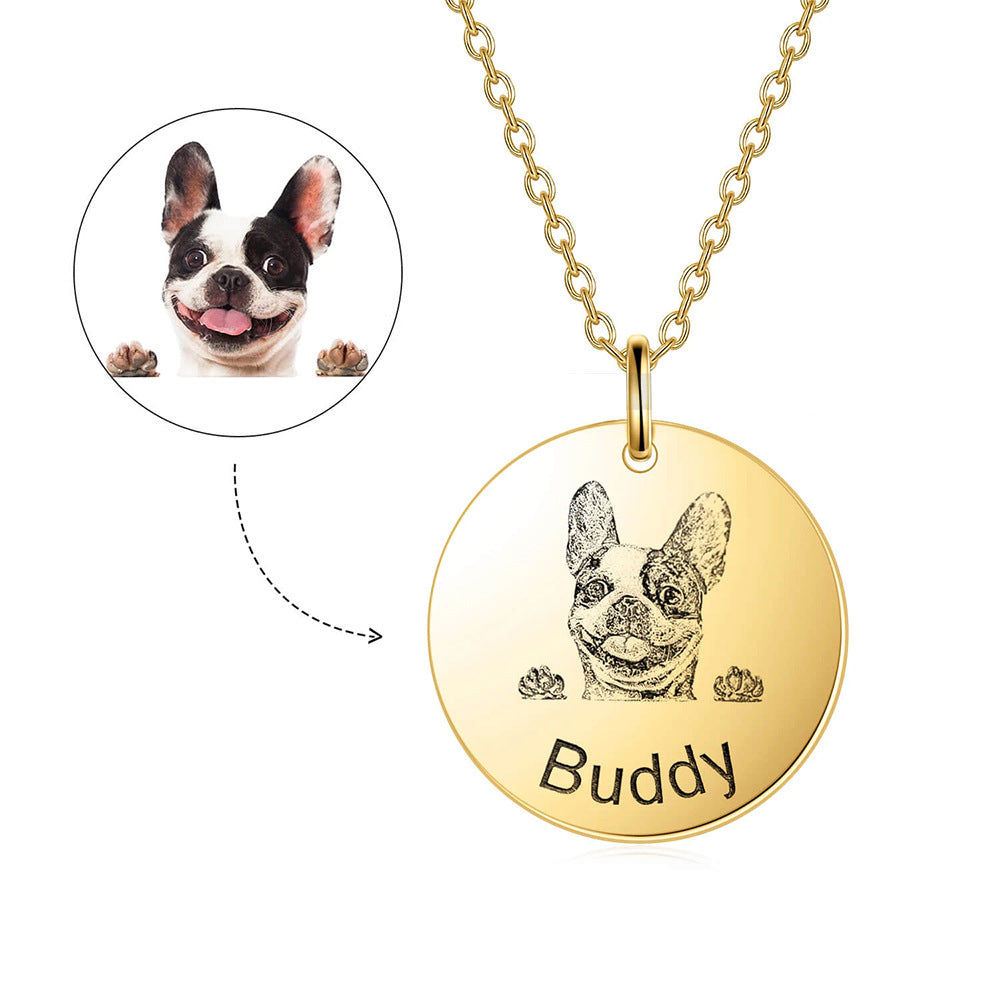 Custom Pet Photo Necklace