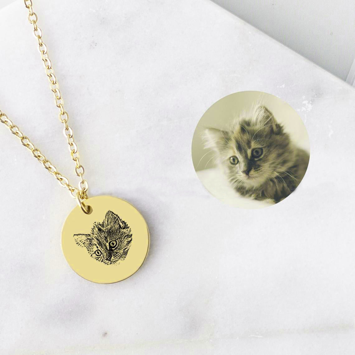 Custom Pet Photo Necklace