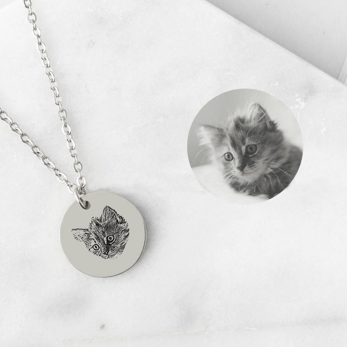 Custom Pet Photo Necklace