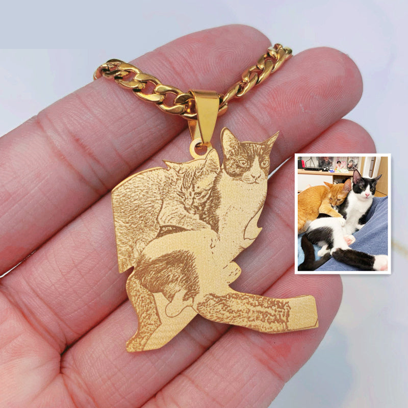 Personalized Pet Photo Necklace NP1