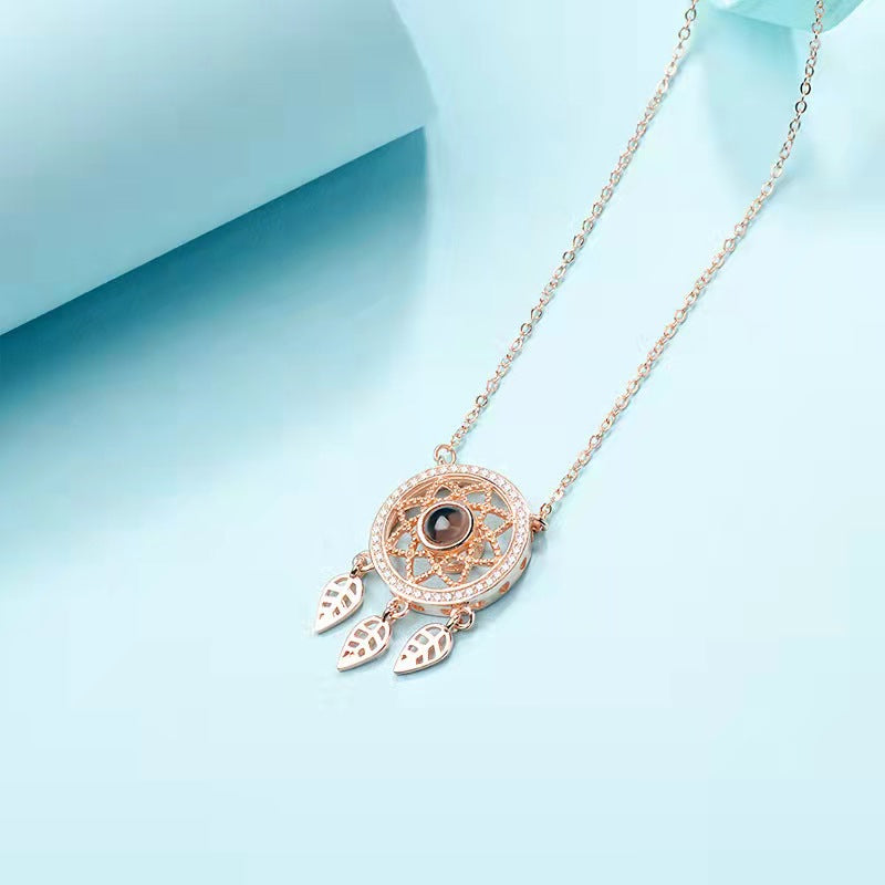 Dream Catcher Projection Necklace N022