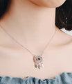 Dream Catcher Projection Necklace N022