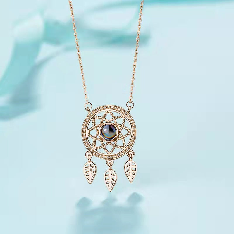 Dream Catcher Projection Necklace N022