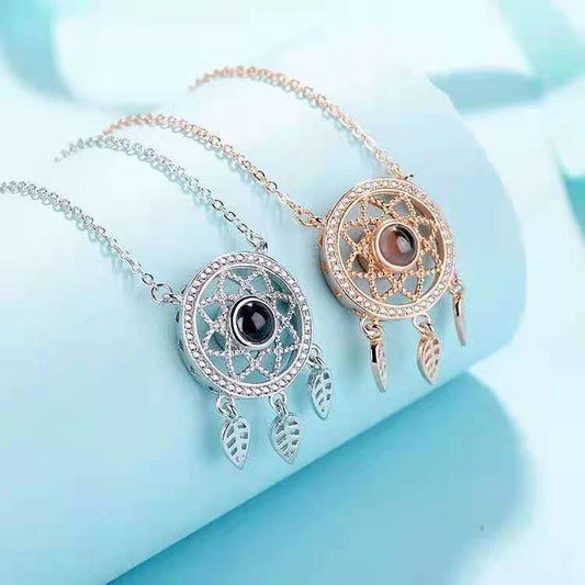 Dream Catcher Projection Necklace N022