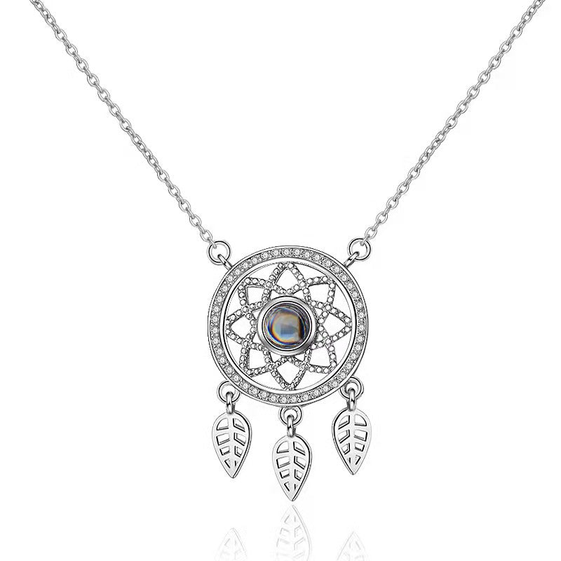 Dream Catcher Projection Necklace N022