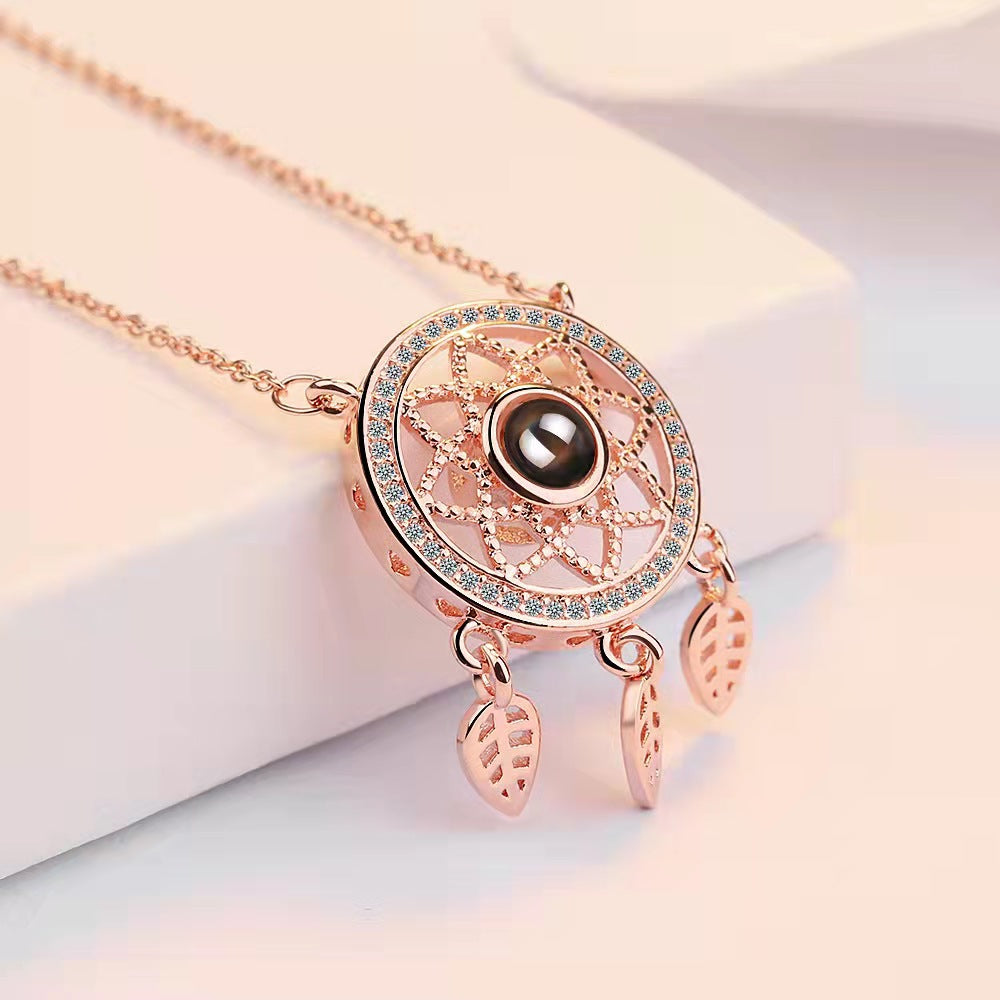 Dream Catcher Projection Necklace N022