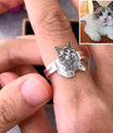 Personalized Pet Photo Ring PR001