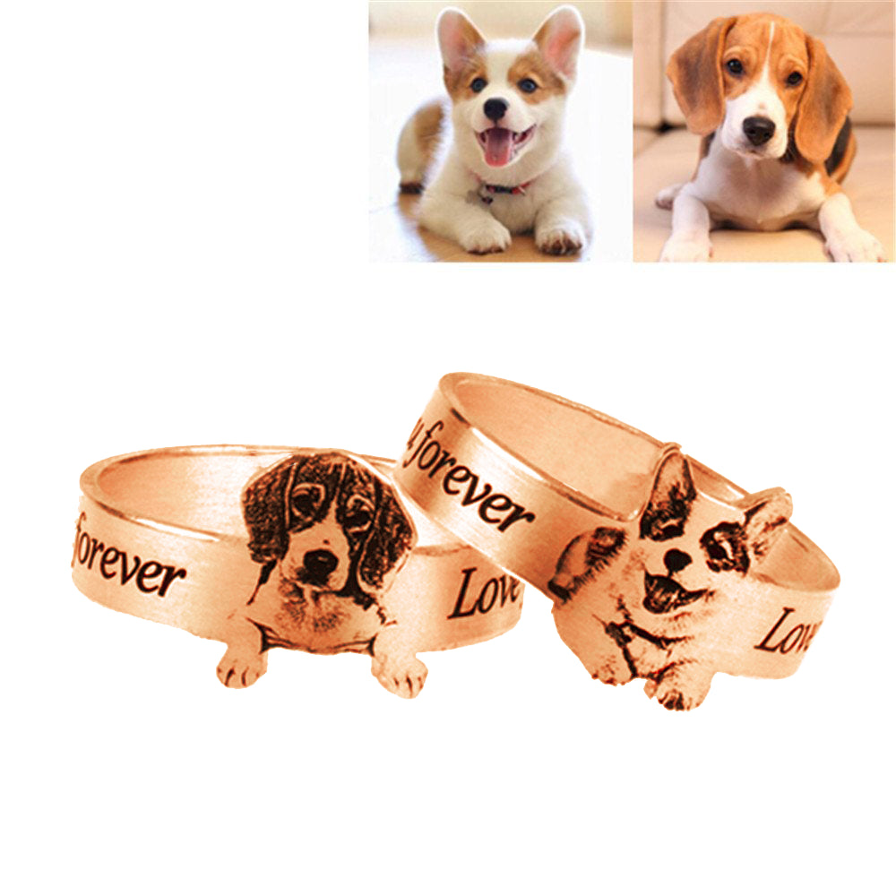 Personalized Pet Photo Ring PR001