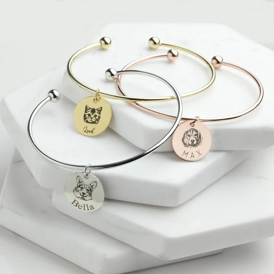 Personalized Pet Photo Bangle