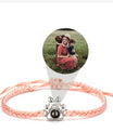 Personalized Photo Projection Knitted Paw Bracelet