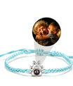 Personalized Photo Projection Knitted Paw Bracelet